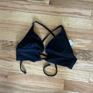 Black bikini top